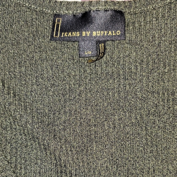 i jeans by Buffalo Olive Green Dress Sz: L - Picture 7 of 7